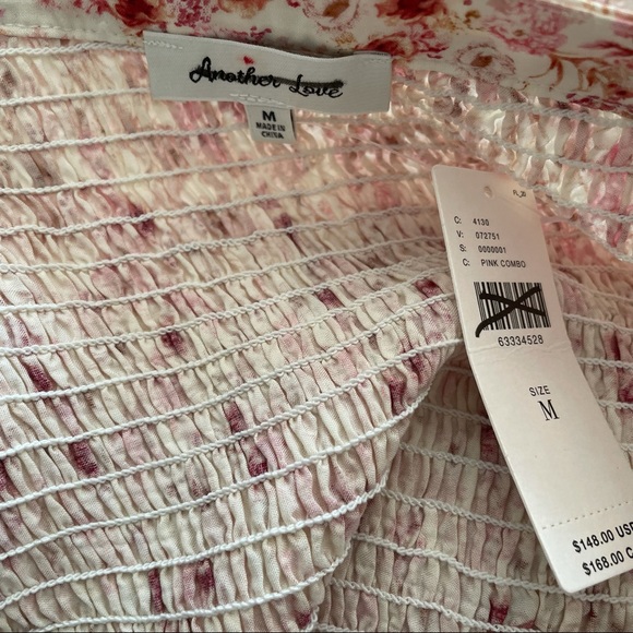 Anthropologie Another Love Smocked Floral Mini Dress NWT - Picture 12 of 14